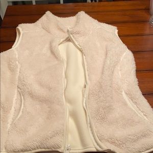 Cream colored vest